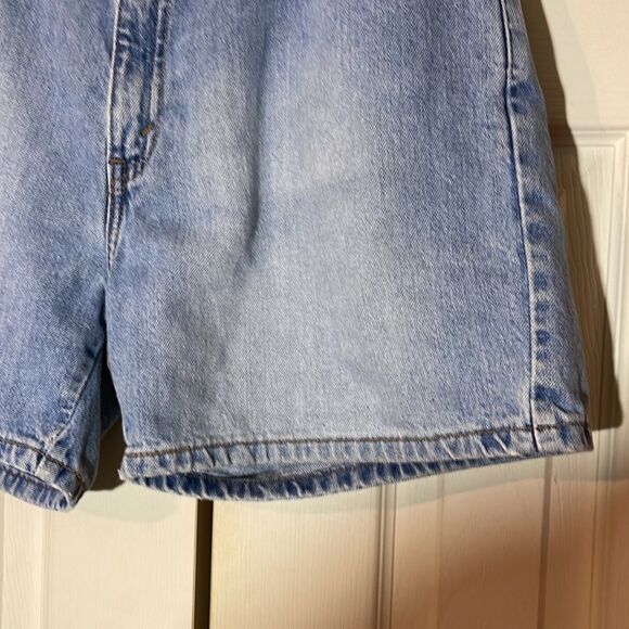 Levi's Vintage Faded Medium Blue Denim Shorts High Rise Red Tag 12 - Picture 6 of 16